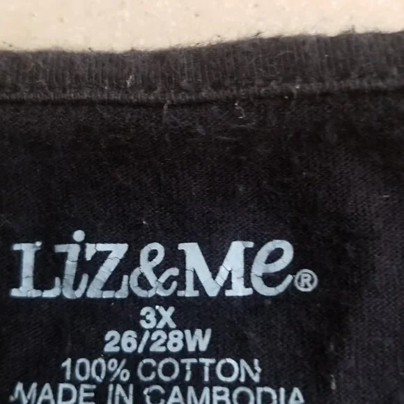 LIZ & ME WOMENS TOP BLOUSE SIZE 3X 26/28W - Picture 3 of 12